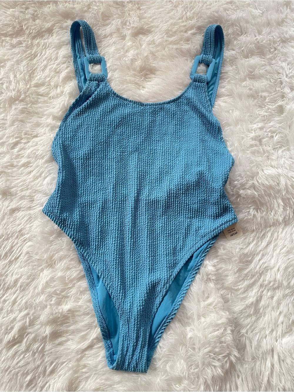 aerie Sky Blue women’s One-Piece Swimsuit, size M